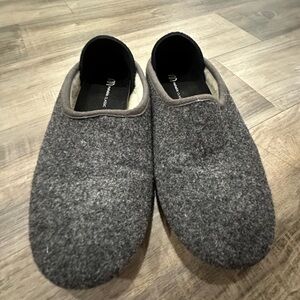 Mahabis Slippers Women’s Classic Wool Oland Gray EU 38 Slip Ons Curve